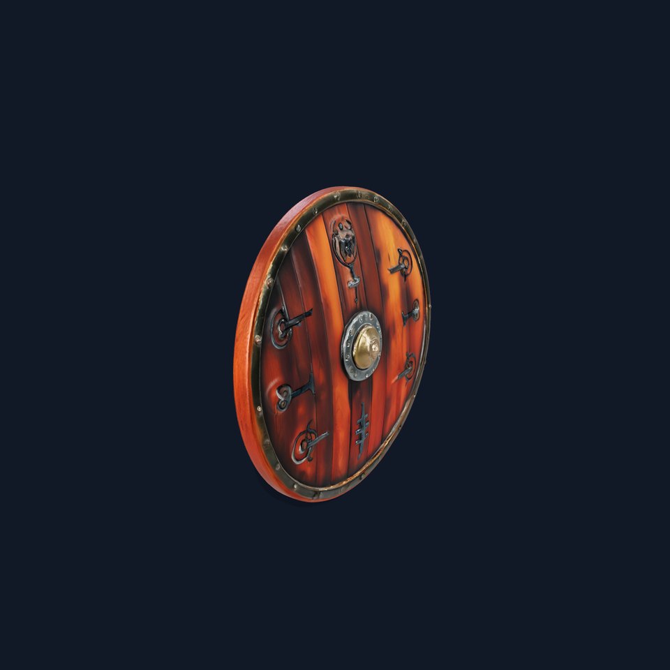 Medieval Round Shield Model Pack